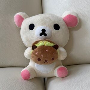 Rilakkuma Korilakkuma Plush Bear Stuffed Animal 8”
